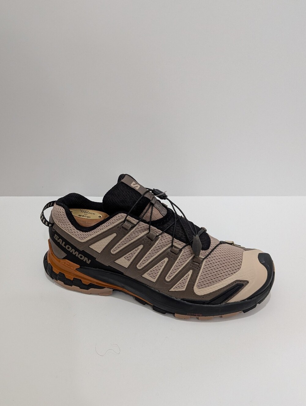 Salomon Men'sXA Pro 3D V9 Hiking Shoes for Men - Natural/Black/Sugar Almond - 9M